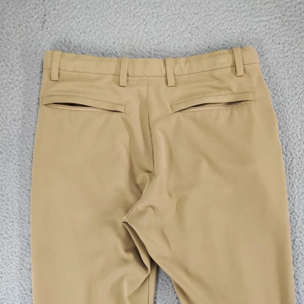 Quince Chino Pants Mens 32x31 Beige Good Slim Stretch Tapered Travel M-PNT-6